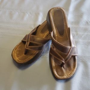Very comfy slip on sandals.